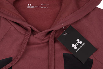 Sudadera Hombre Under Armour Rival Big Logo HD capucha Algodón - 1357093 - 652 - burdeos depor8